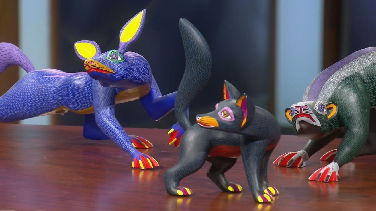 A Collection of Mexican Alebrijes