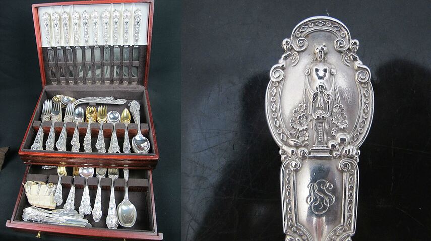 Rare and Stunning Tiffany & Co. 184 piece Sterling Silver Flatware
