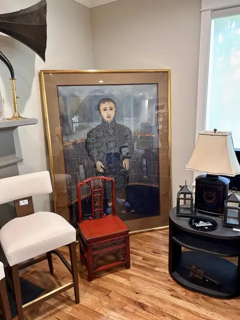 Furniture and decor at the Birkendene Estate Sale