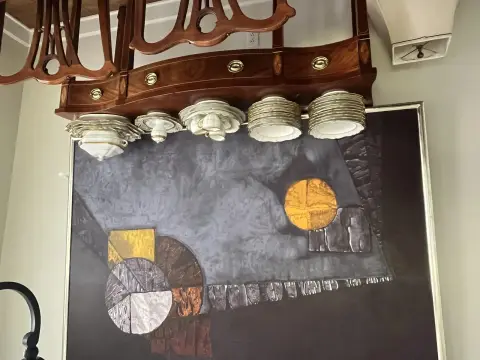 Furniture and decor at the Birkendene Estate Sale